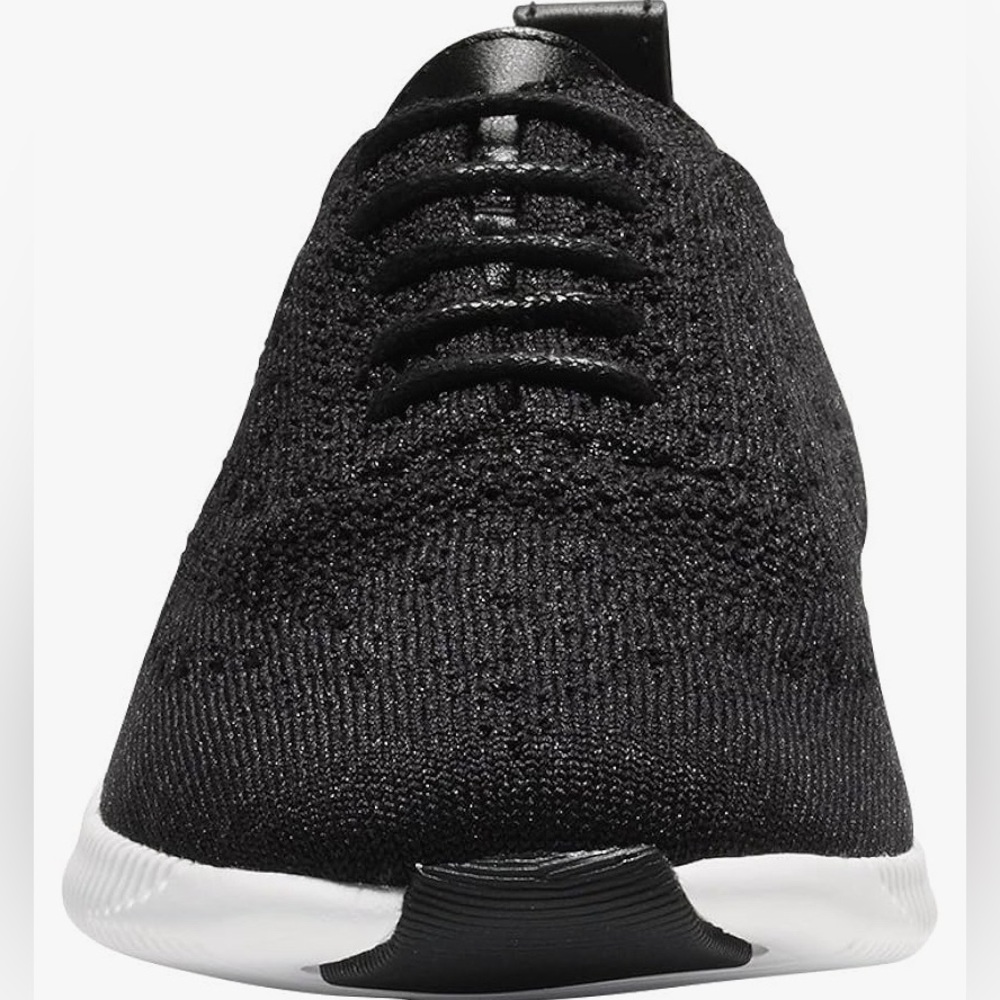 Coke Haan Women’s 2.Zerogrand Stitchlite Wingtip Oxford Sneaker Black - Size 6B - Picture 2 of 14